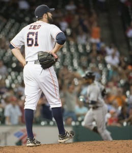 Josh Zeid will miss the rest of the season after his foot surgeries in the upcoming weeks. ( Smiley N. Pool / Houston Chronicle )